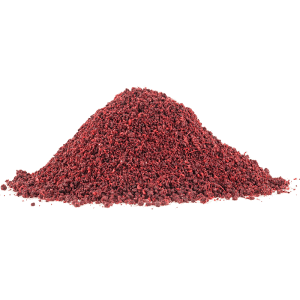 سماق ارگانیک خالص و طبیعی زرتار سرخ اوراسیا با رنگ قرمز تیره