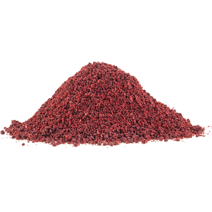 سماق ارگانیک خالص و طبیعی زرتار سرخ اوراسیا با رنگ قرمز تیره